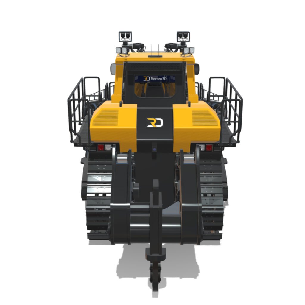 Rezoro3D Bulldozer RB2000 3D Model - Rezoro3D