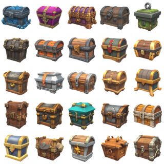 Medieval Chests Pack 1