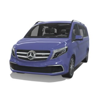 Mercedes-Benz V-Class 2023 3D Model