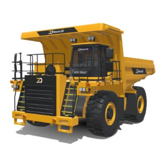 Rezoro3D Mining Dumper Truck RD2000 3D Model
