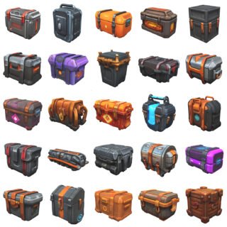 Sci-Fi Chests Pack 1