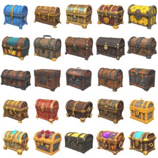 Medieval Chests Pack 2