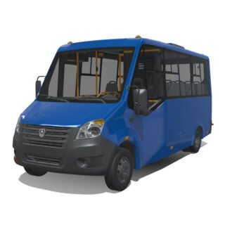 GAZelle Next Citiline Mini Bus 3D Model