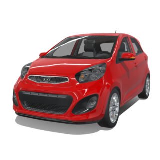 KIA Morning 2015 3D Model