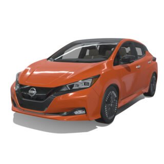 Nissan Leaf 2022 3D Model