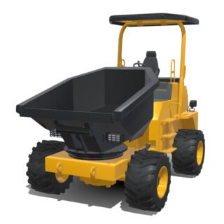 Rezoro3D Dumper Truck RD150 3D Model