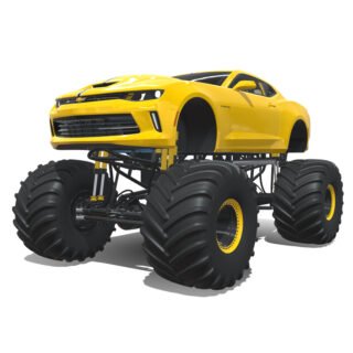 Chevrolet Camaro COPO 2018 Monster 3D Model