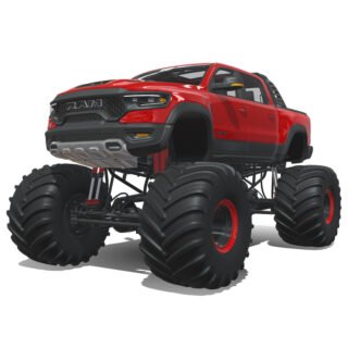 Dodge RAM 1500 TRX 2021 Monster 3D Model