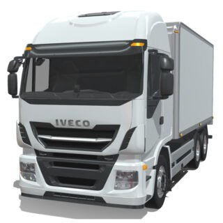Iveco Stralis 2018 Cargo Truck 3D Model