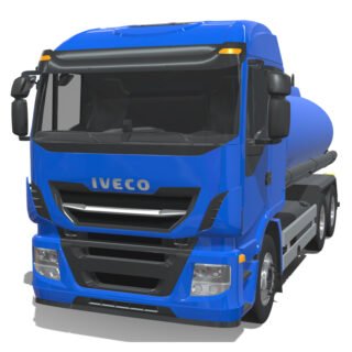 Iveco Stralis 2018 Tanker Truck 3D Model