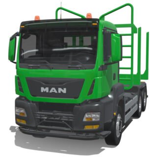 MAN TGX 2018 Logs Truck 3D Model
