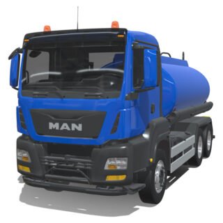 MAN TGX 2018 Tanker Truck 3D Model