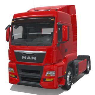 MAN TGX Truck 2018 XXL The Big Boy 3D Model