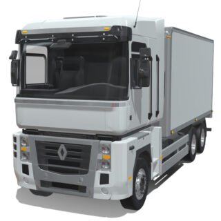 Renault Magnum 2018 Cargo Truck 3D Model