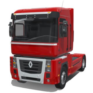 Renault Magnum 2018 Sleeper Truck 3D Model