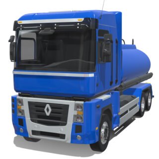 Renault Magnum 2018 Tanker Truck 3D Model