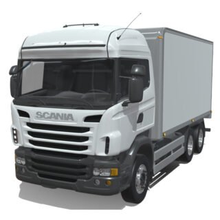 Scania R490 2018 Cargo Truck 3D Model