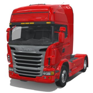 Scania R490 2018 Truck Highline 3D Model