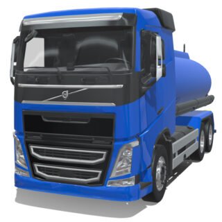 Volvo FH4 2018 Tanker Truck 3D Model