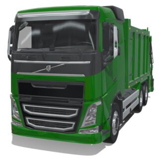 Volvo FH4 2018 Garbage Truck 3D Model