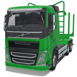 Volvo FH4 2018 Logs Truck 3D Model