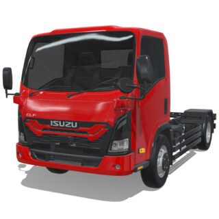 Isuzu Elf 2024 Short Chassis 3D Model