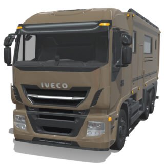 Iveco Stralis 2018 Commander Luxury Motorhome 3D Model