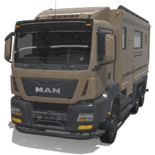 MAN TGX 2018 Commander Luxury Motorhome 3D Model