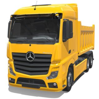Mercedes-Benz Actros 2018 Dumper Truck 3D Model