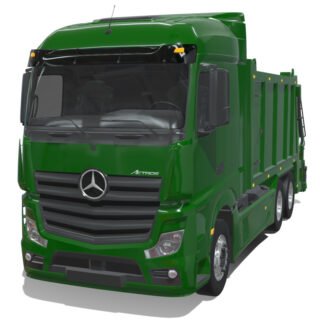 Mercedes-Benz Actros 2018 Garbage Truck 3D Model