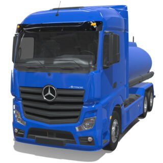 Mercedes-Benz Actros 2018 Tanker Truck 3D Model