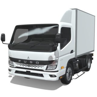Mitsubishi Fuso eCanter 2024 Short Cargo 3D Model