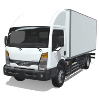 Nissan Atlas Cabstar 2024 Long Cargo 3D Model