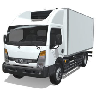 Nissan Atlas Cabstar 2024 Long Refrigerated 3D Model