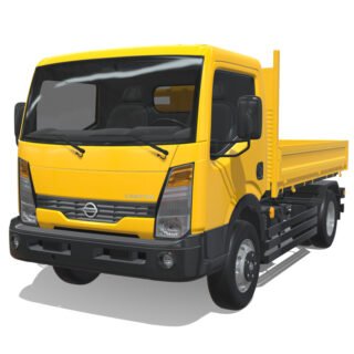 Nissan Atlas Cabstar 2024 Short Flatbed 3D Model
