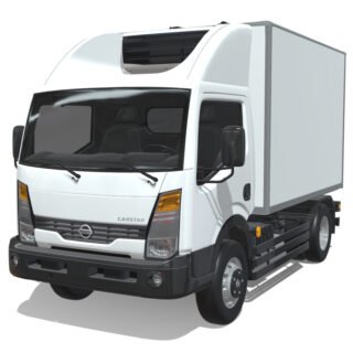 Nissan Atlas Cabstar 2024 Short Refrigerated 3D Model