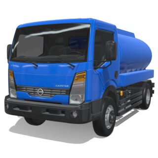 Nissan Atlas Cabstar 2024 Short Tanker 3D Model