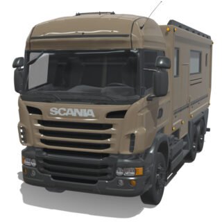 Scania R490 2018 Commander Luxury Motorhome 3D Model