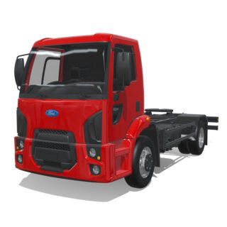 Ford Cargo 1932 Long Chassis 3D Model