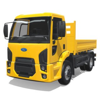 Ford Cargo 1932 Short Flatbed 3D Model