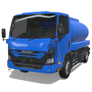 Isuzu Elf 2024 Short Tanker 3D Model