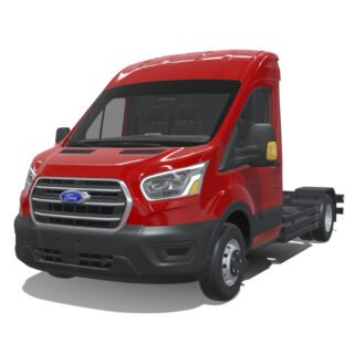 Ford Transit MK8 2020 Short Chassis 3D Model