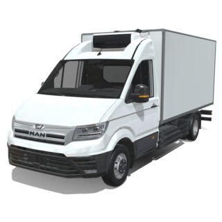 MAN TGE 2023 Long Refrigerated Van 3D Model
