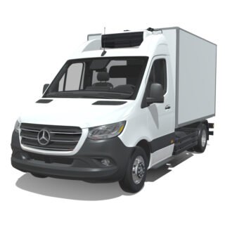 Mercedes-Benz Sprinter 2024 Short Refrigerated 3D Model