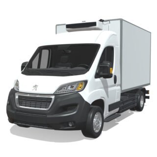 Peugeot Boxer 2024 Short Refrigerated 3D Model