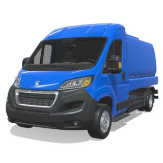 Peugeot Boxer 2024 Short Tanker 3D Model
